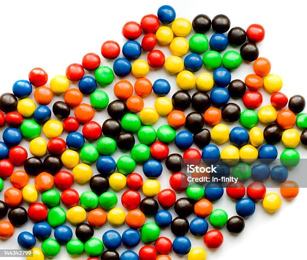 Candy Stock Photo - Download Image Now - Backgrounds, Black Color, Bright