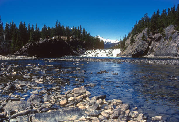 istock Banff National Park - Bow Falls Rocky Foreground - 1985 1443429610