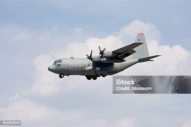 C130 Military Transport Plane Stock Photo - Download Image Now - Flying, Airplane, Air Force