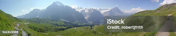 Wetterhorn Shreckhorn Und Eiger Stockfoto und mehr Bilder von Alpen - Alpen, Anhöhe, Berg