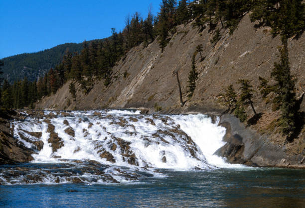 Banff National Park - Bow Falls Close-up - 1985