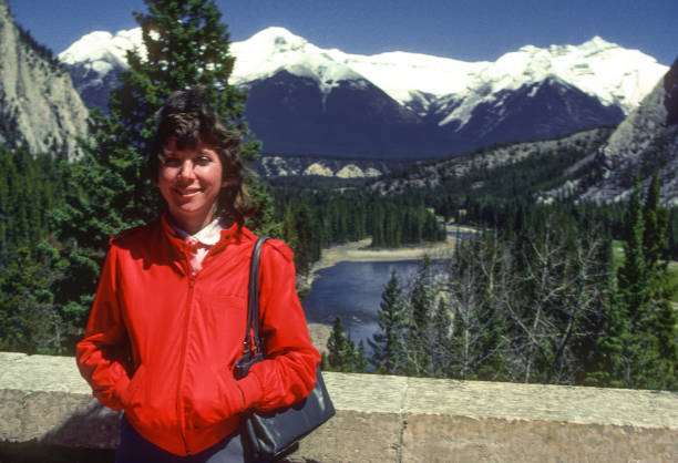 istock Banff National Park - Arrival in Banff - 1985 1443430989