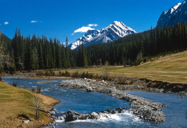 Banff National Park - Bow River & Mountains - 1985