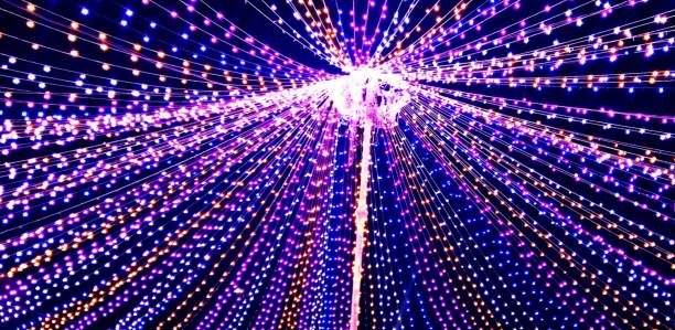 istock Illuminated Lighting in Open Park delhi 1443433975