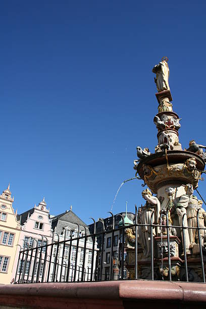 istock Trier Germany Market Fountain 144343519