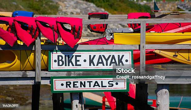 Kajak Fahrrad Stockfoto und mehr Bilder von Maine - Maine, Boothbay Harbor, Radfahren