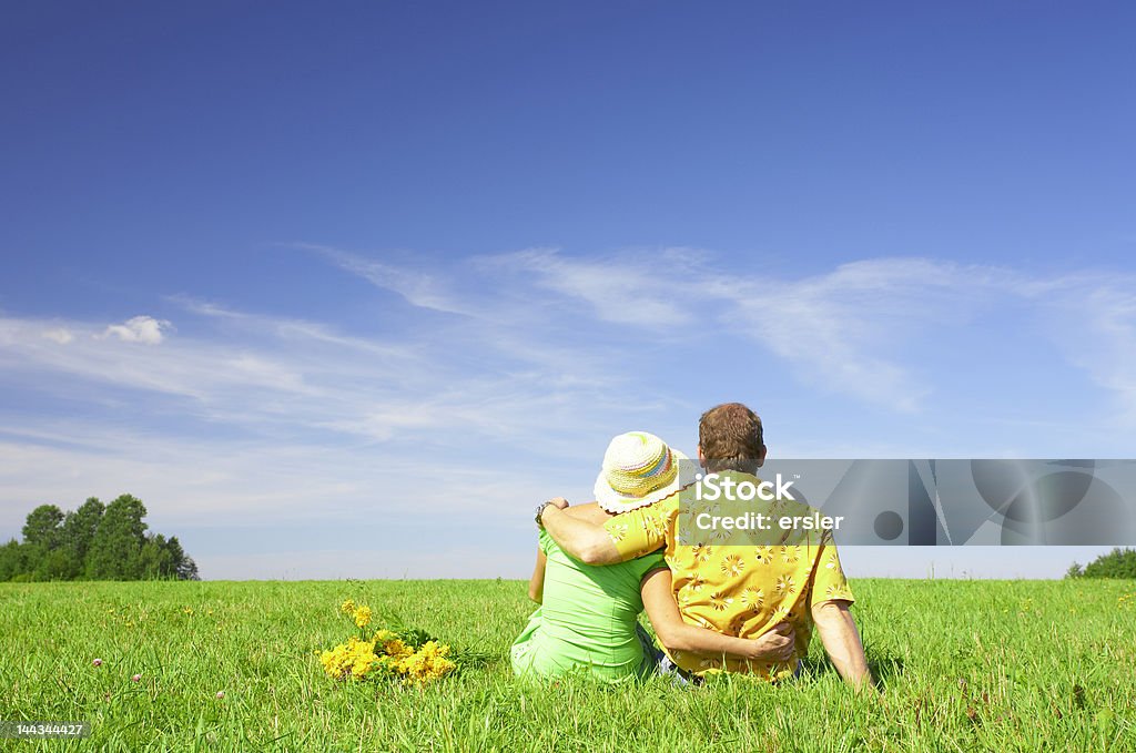 Sommer-Paare - Lizenzfrei Am Rand Stock-Foto