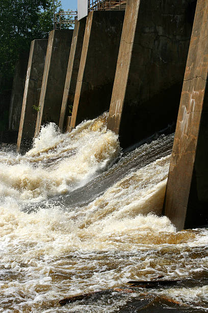 River Dam stock photo