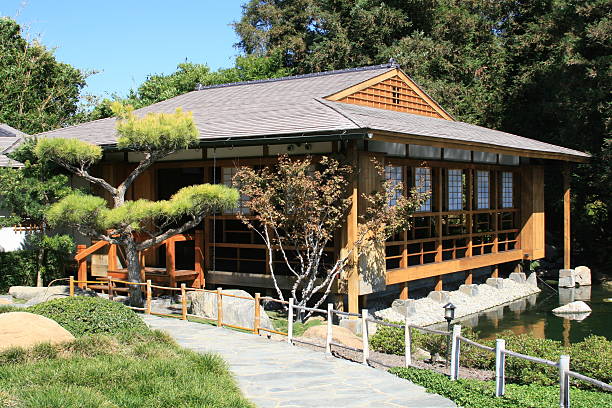 istock Japanese tea house. 144344618