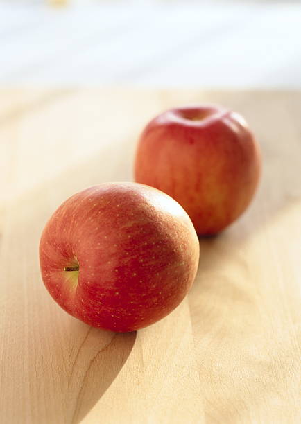 red apple stock photo