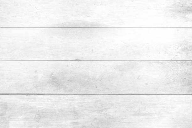 istock White Grunge Plank Wood Wall Texture Background. 1443450140