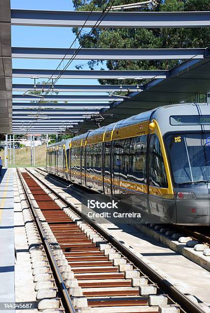 Oporto Metro In Maia Station Stock Photo - Download Image Now - Cable, City, Color Image