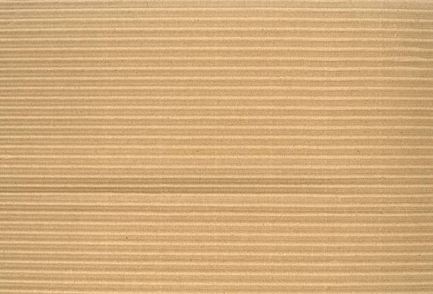 Corrugated Cardboard Texture stock photo