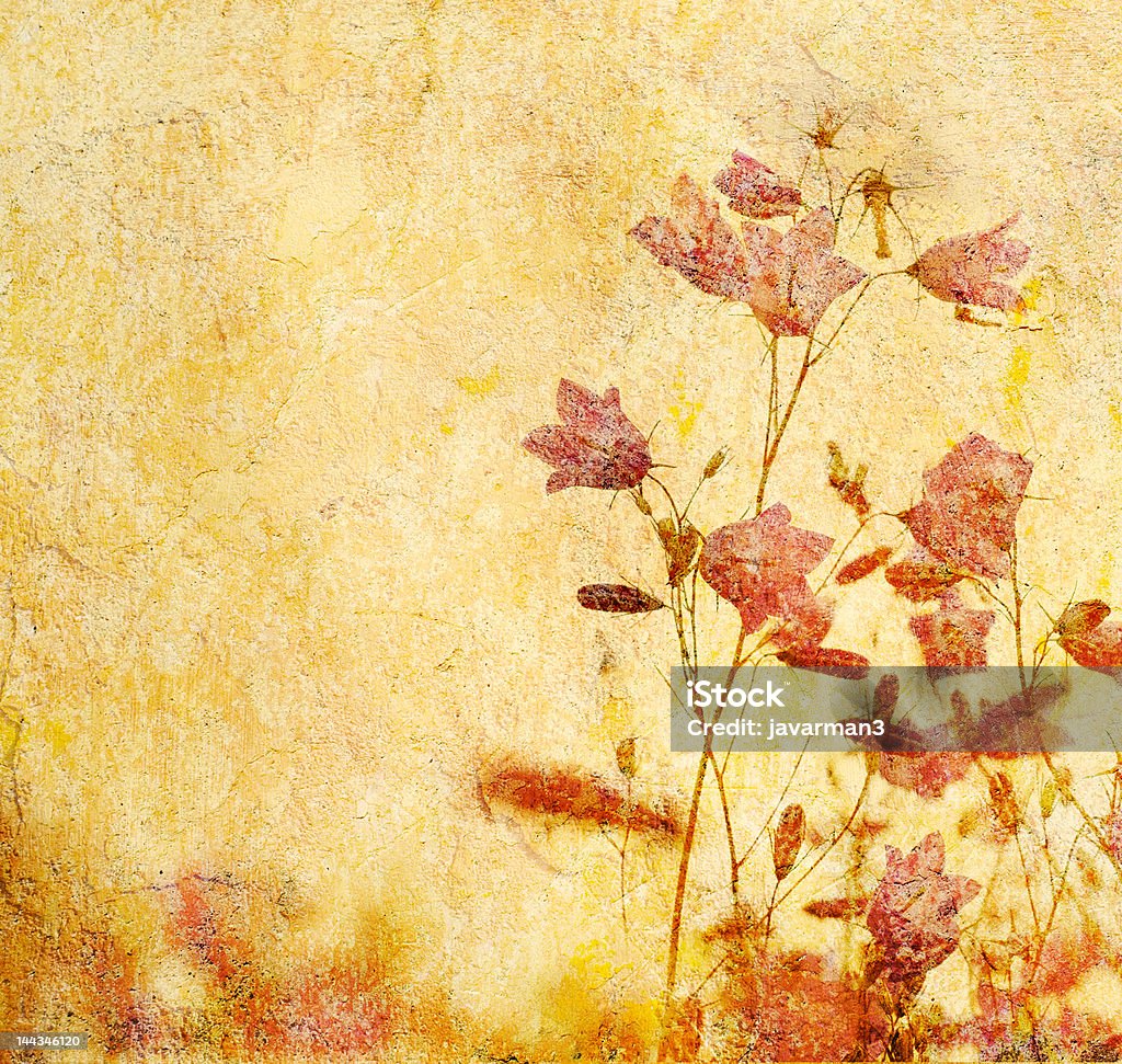 Гранж цветочный фон с пространства для текста или изображения - Стоковые фото История роялти-фри