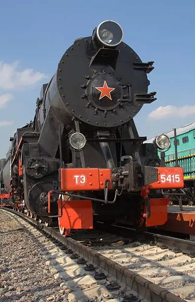 Steam locomotive ""Te"", Russia, 1942, Moscow miseum of railway