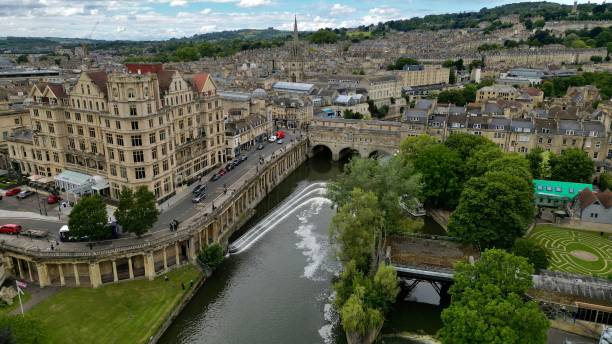 istock Aerial view of the Bath, Somerset 1443464262
