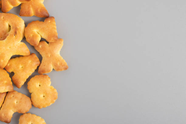 istock English letter bread snack on gray background 1443467209