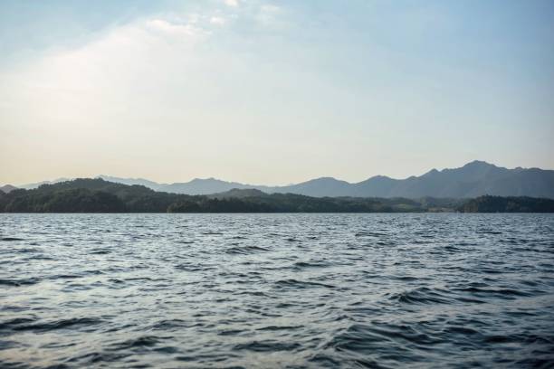 istock View of the calm ocean waves 1443470636
