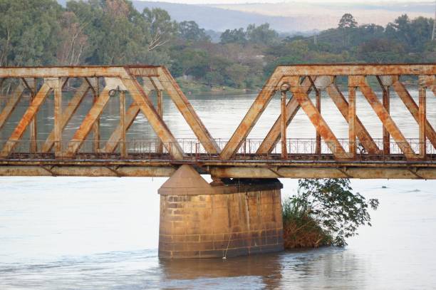 istock Old iron bridge in Brazil 1443470673