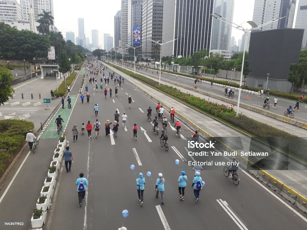 Car Free Day Jakarta Stock Photo Download Image Now Active Car Free Day Jakarta Stock Photo Download Image Now Active