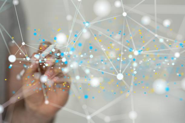 istock View of a pen pointing at the network - Artificial intelligence concept 1443473312