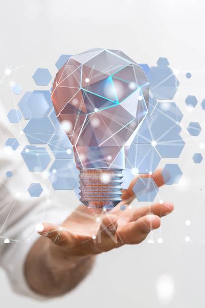 istock 3D rendering of global networking and cybersecurity in a hand 1443475279