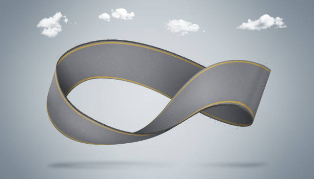 istock 3d illustration of infinity road with clouds. never ending road design advertisement. loop road with design. motorway design advertisement.travel and vacation road advertisement. 1443485250