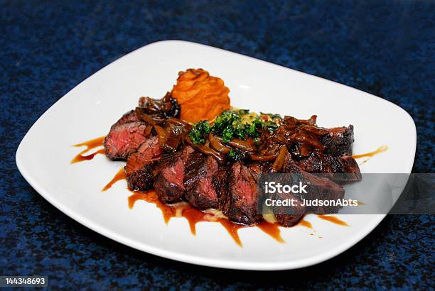 Steak Tip Dinner Stock Photo - Download Image Now - Flank Steak, Beef, Cooked