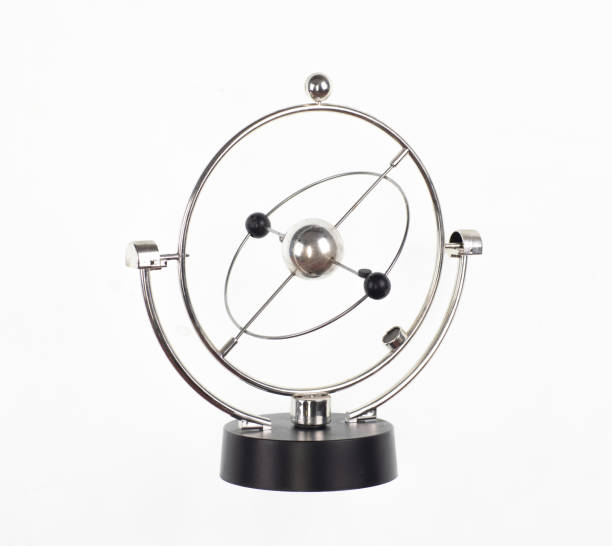 istock abstract desktop design with metal balls 1443488828