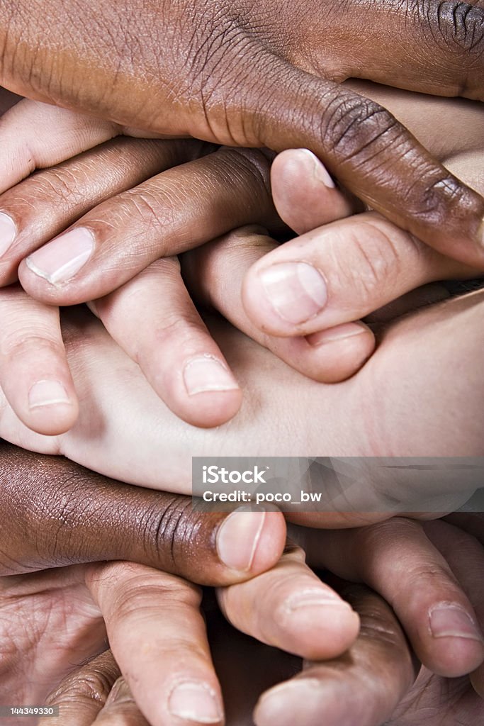 Mãos de grupo - Foto de stock de Variação royalty-free