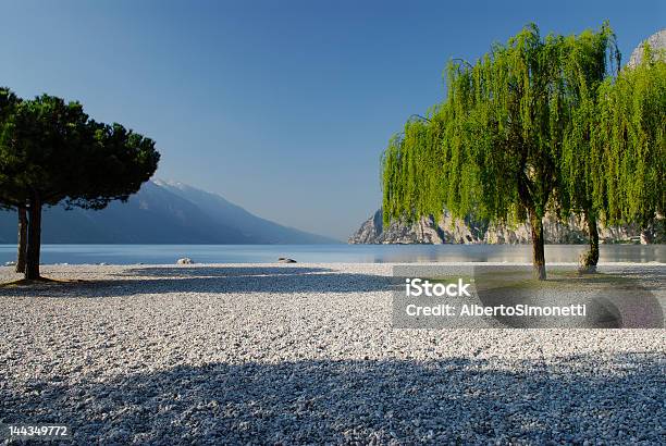 Riva Del Garda Italy Stock Photo - Download Image Now - Blue, Gravel, Green Color