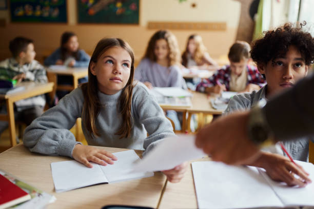 Receiving bad test results in school!