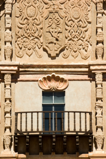 Mission San Xavier del Bac in Tohono O'odham Indian Reservation, Arizona