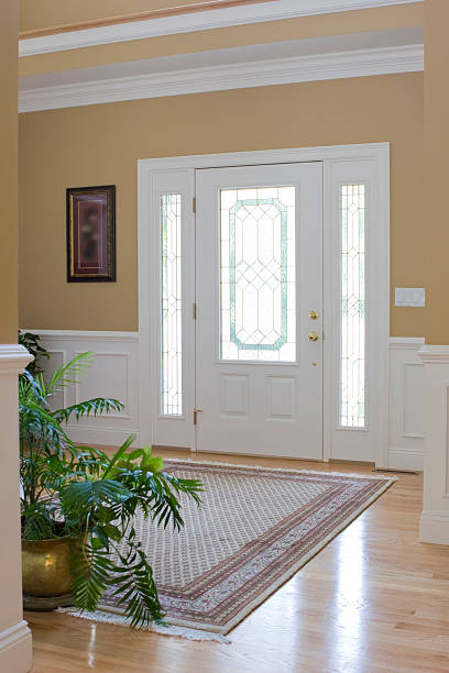 istock interior view of front foyer 144350584
