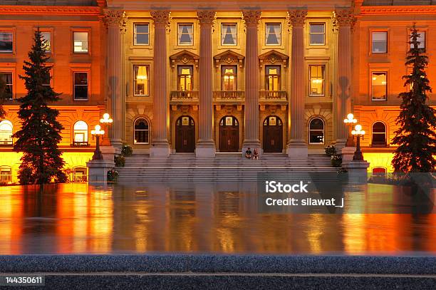 Legislative Bei Nacht Stockfoto und mehr Bilder von Provinz Alberta - Provinz Alberta, Bundesgebäude, Edmonton