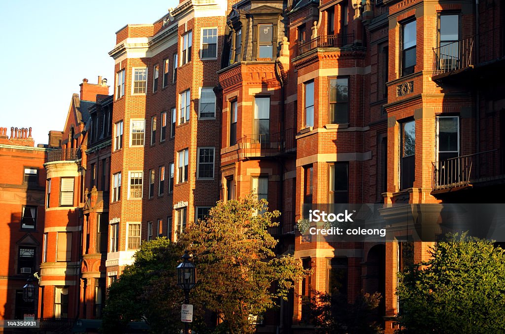 Back Bay, Boston - Lizenzfrei Alt Stock-Foto