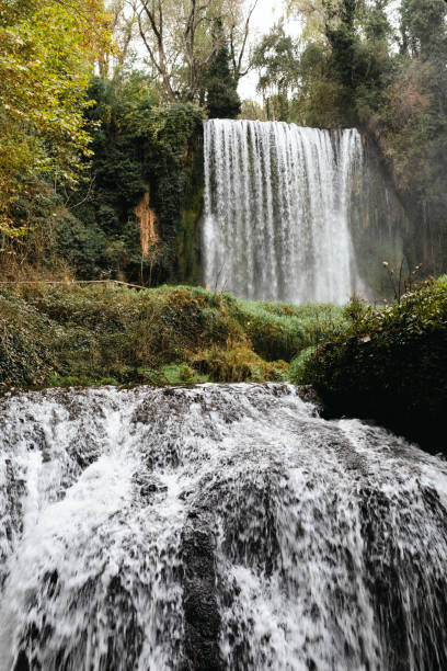 istock Waterfall at the Monasterio de piedra in Zaragoza, Spain 1443513576