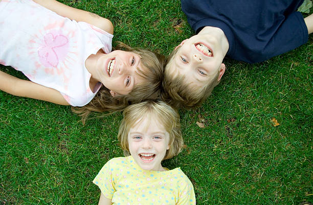 istock Trio of cute kids 144351362