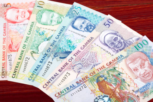 istock Old Gambian dalasi a business background 1443518707