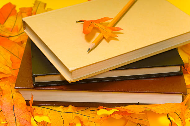 istock School books and Autumn 144351981