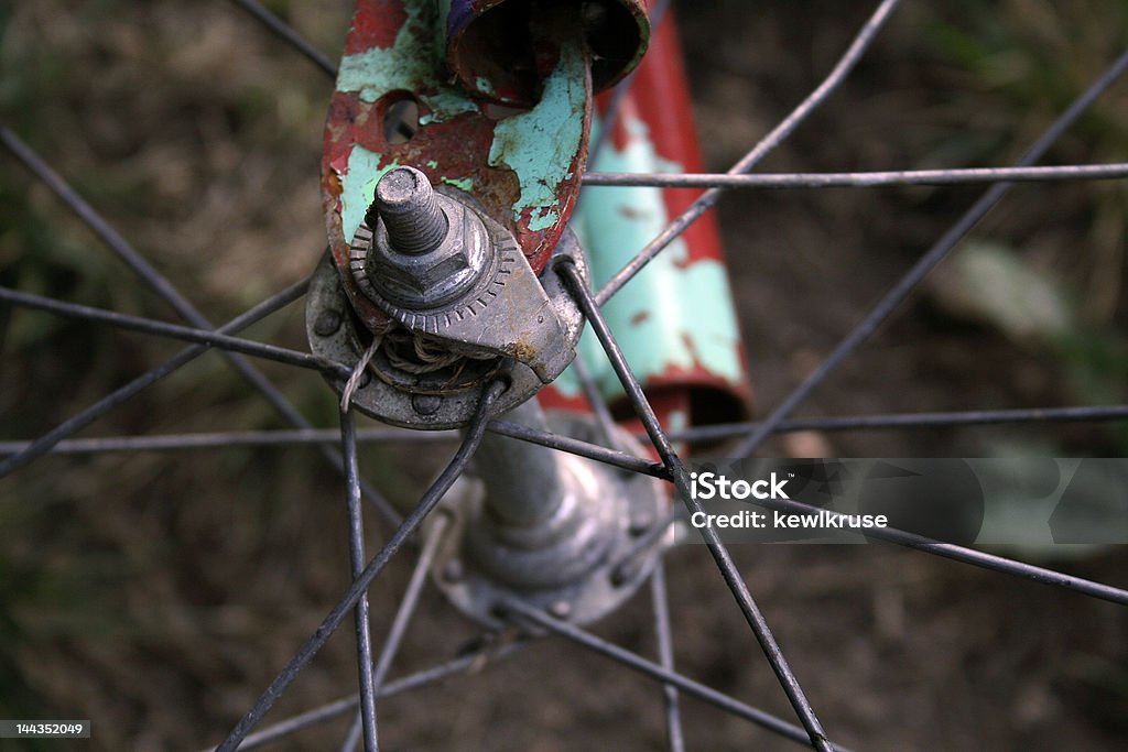 Raios de Bicicleta - Royalty-free Enferrujado Foto de stock