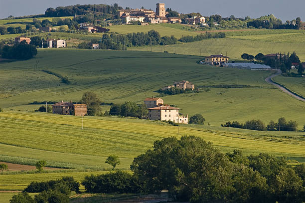 Tuscany Hill stock photo