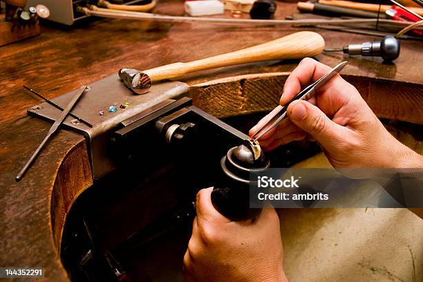 Goldsmith Stock Photo - Download Image Now - Jeweller, Creation, Ring - Jewelry