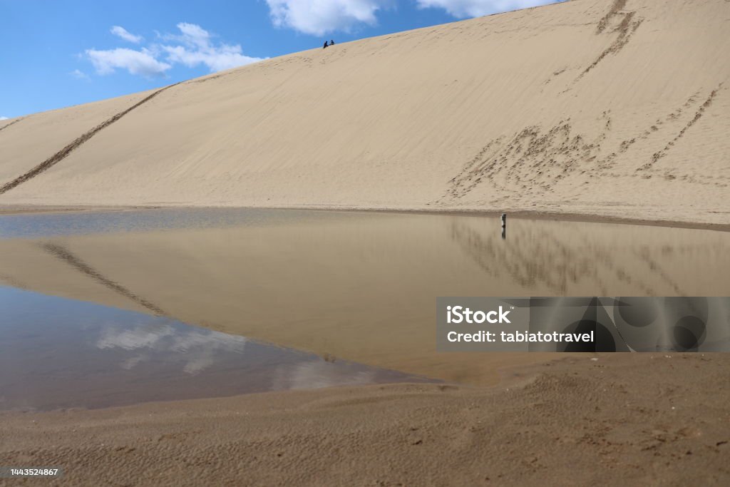 sand dunes 鳥取砂丘 Color Image Stock Photo