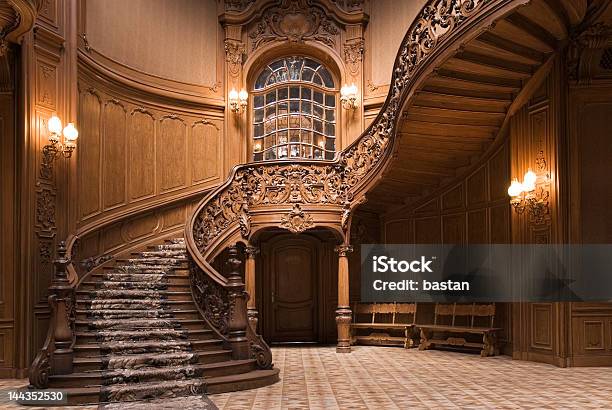 Casino Stairs Stock Photo - Download Image Now - Mansion, Indoors, Staircase