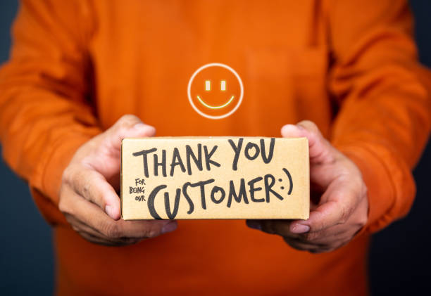 Customer service delivered to customers and thank you for using the service.
