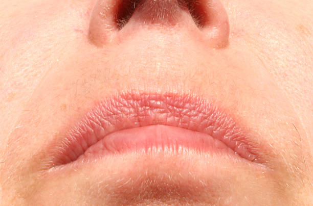 istock lips and facial hair 144352714