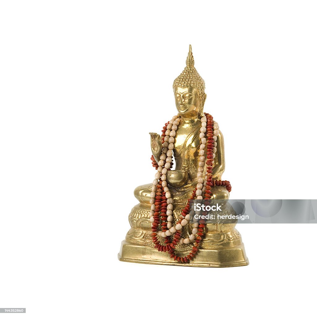 Isolatewd Buda dorado - Foto de stock de Acero libre de derechos