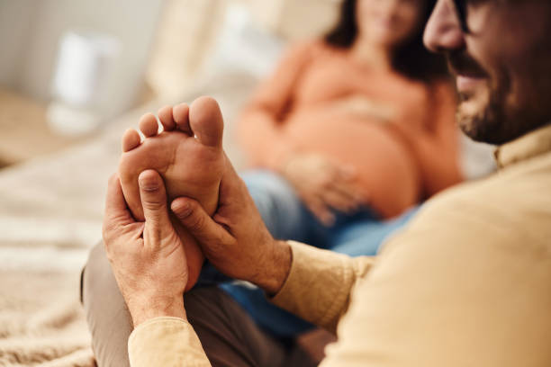 istock Foot massage during pregnancy! 1443529631