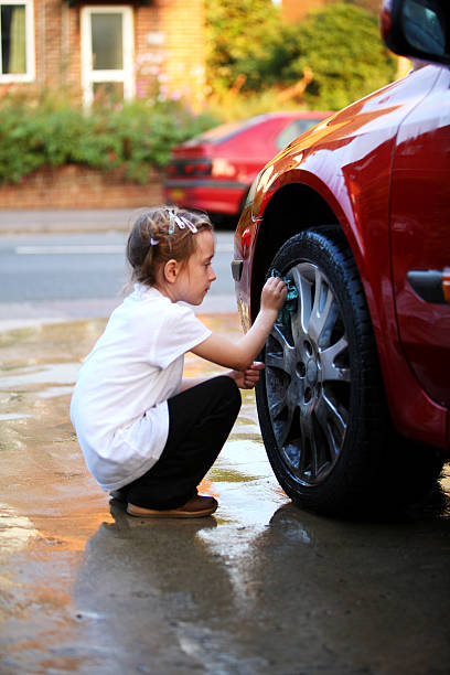 istock Washing the car 144353179